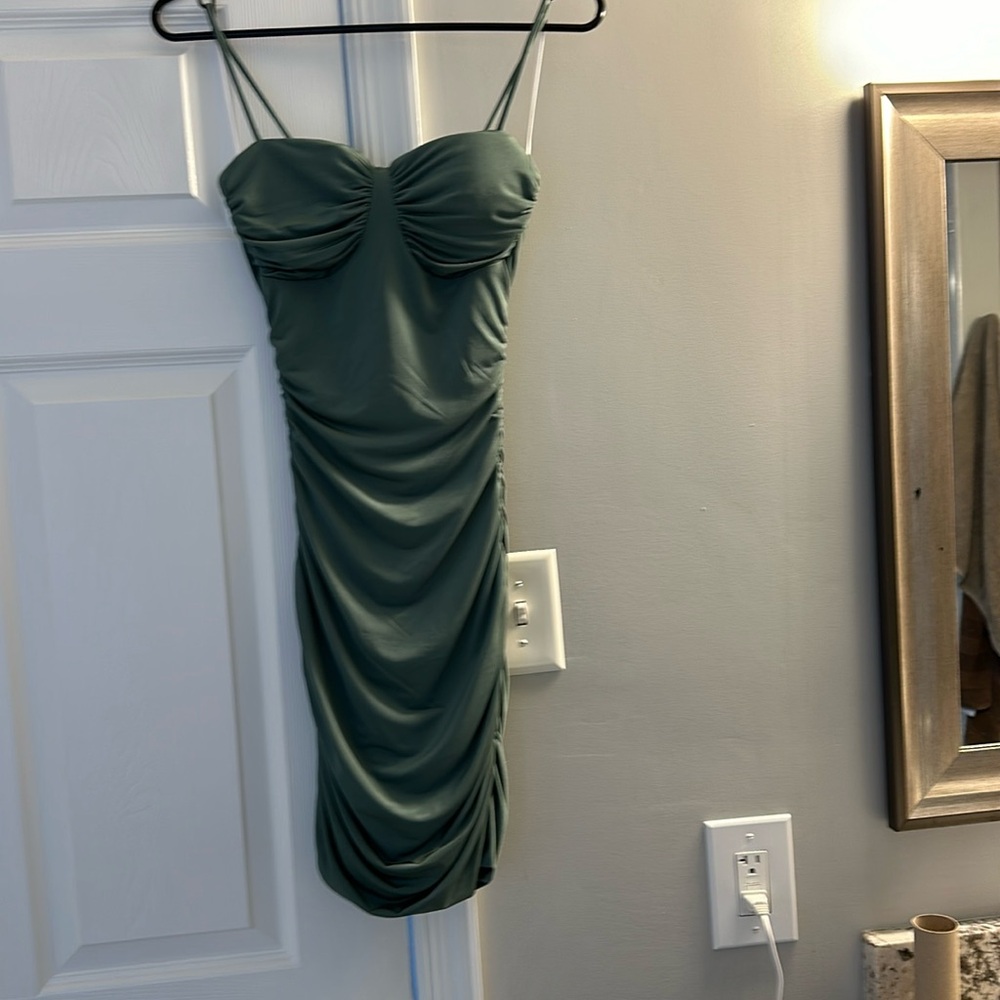 New with tags XS Green Mini dress